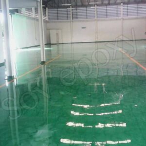งานพื้น  Epoxy  Self leveling   โรงงาน  ชลบุรี
