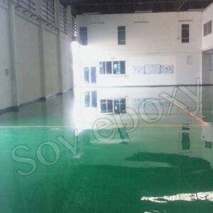 งานพื้น  Epoxy  Self leveling   โรงงาน  ชลบุรี