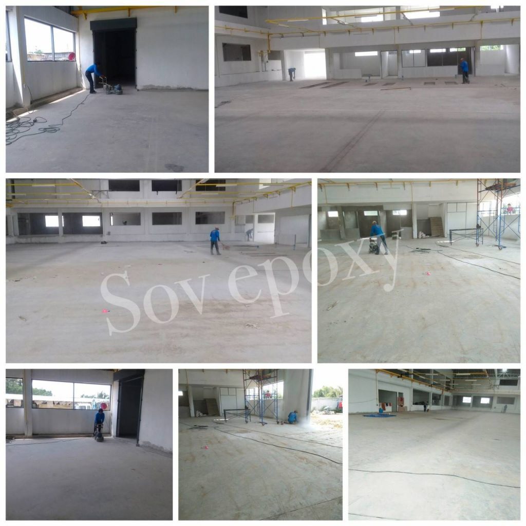 เคลือบพื้น Epoxy โชว์รูมรถ ฮอนด้า แปดริ้ว 19