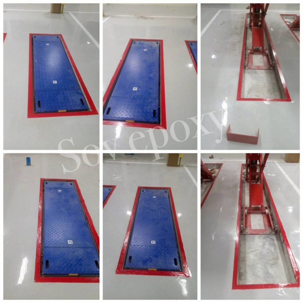 เคลือบพื้น Epoxy โชว์รูมรถ ฮอนด้า แปดริ้ว 15