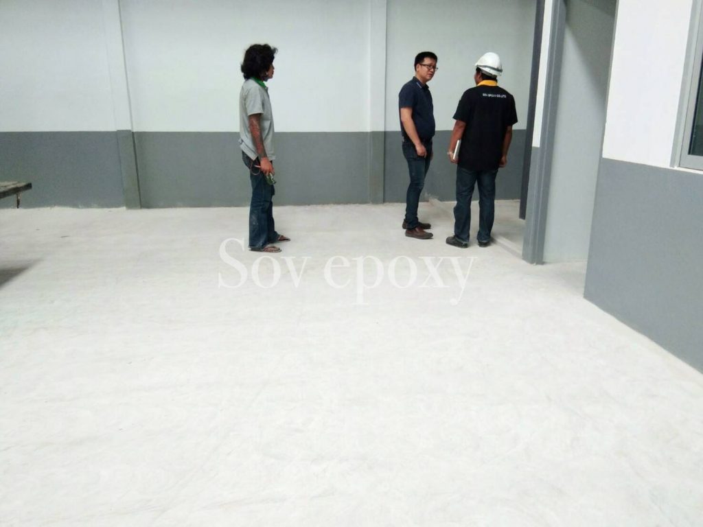 เคลือบพื้น Epoxy โชว์รูม ฟอร์ด จ.ชลบุรี 25