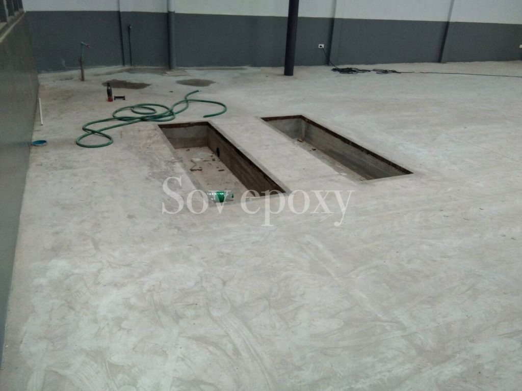 เคลือบพื้น Epoxy โชว์รูม ฟอร์ด จ.ชลบุรี 22