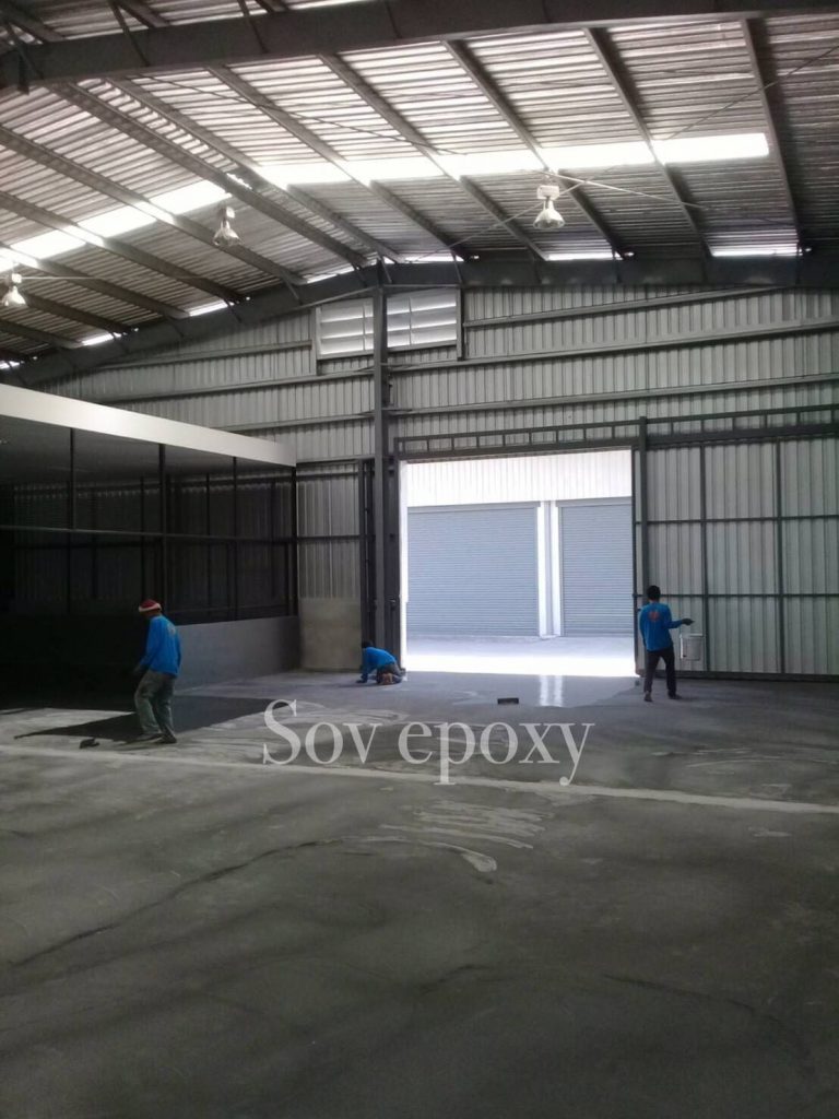 เคลือบพื้น Epoxy โชว์รูมรถมาสด้า จ.ชลบุรี 21