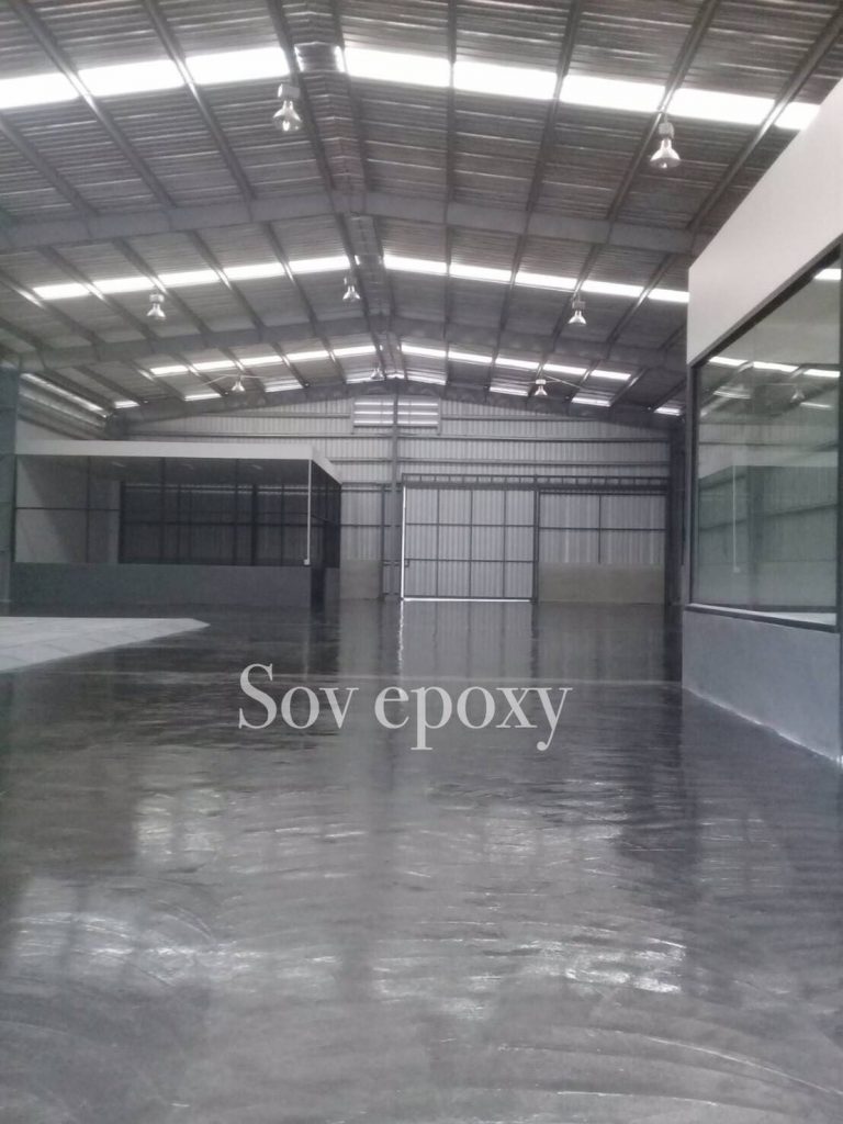 เคลือบพื้น Epoxy โชว์รูมรถมาสด้า จ.ชลบุรี 18