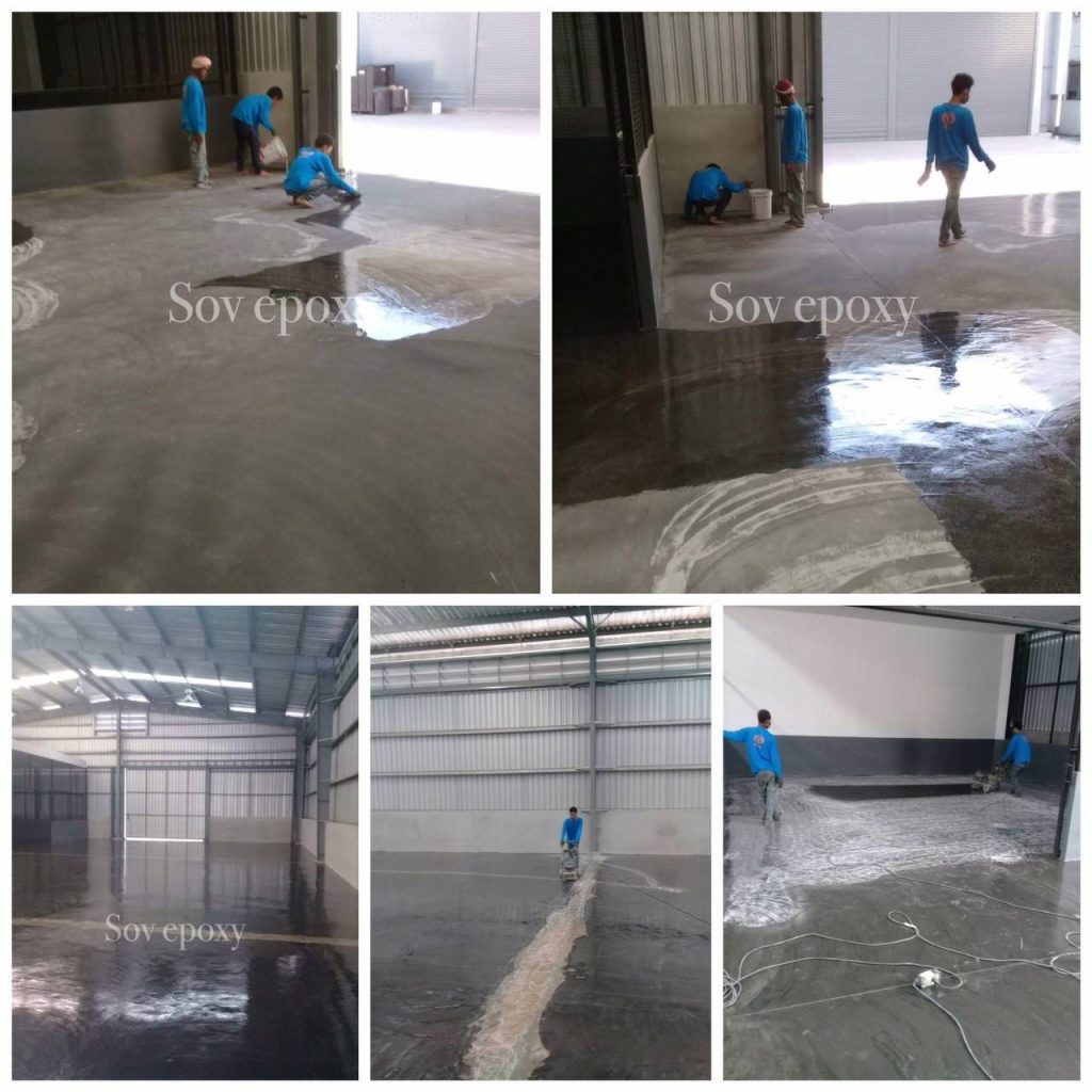 เคลือบพื้น Epoxy โชว์รูมรถมาสด้า จ.ชลบุรี 14