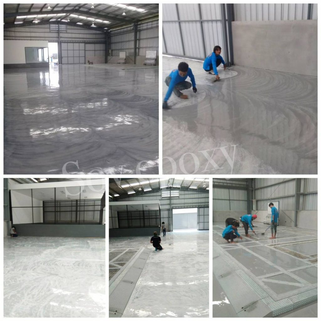 เคลือบพื้น Epoxy โชว์รูมรถมาสด้า จ.ชลบุรี 13