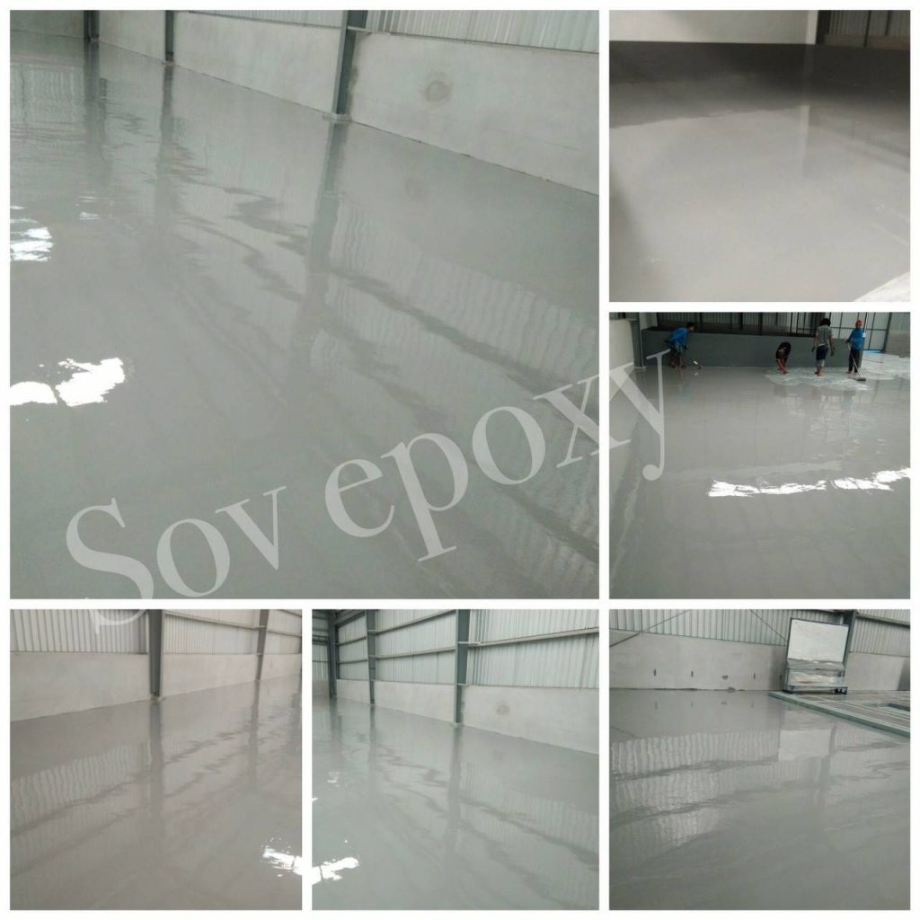 เคลือบพื้น Epoxy โชว์รูมรถมาสด้า จ.ชลบุรี 11