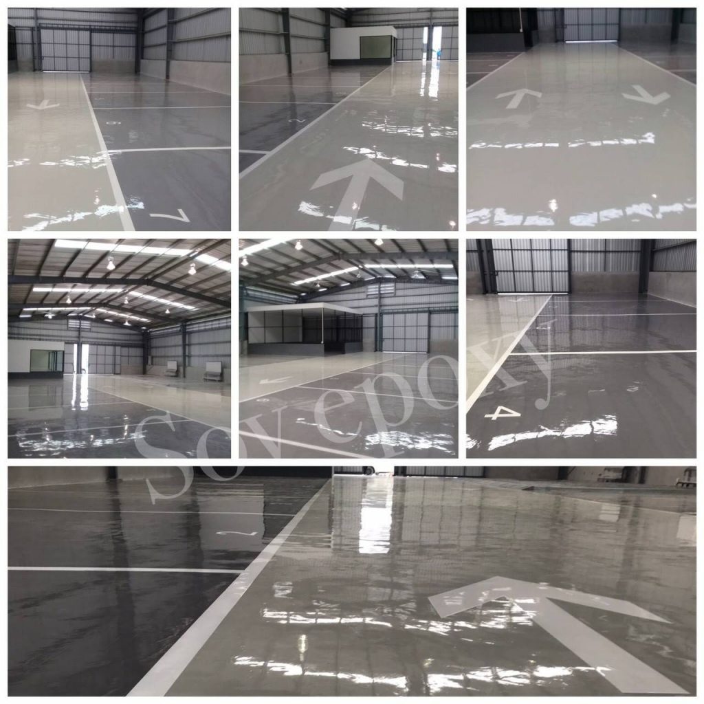 เคลือบพื้น Epoxy โชว์รูมรถมาสด้า จ.ชลบุรี 10