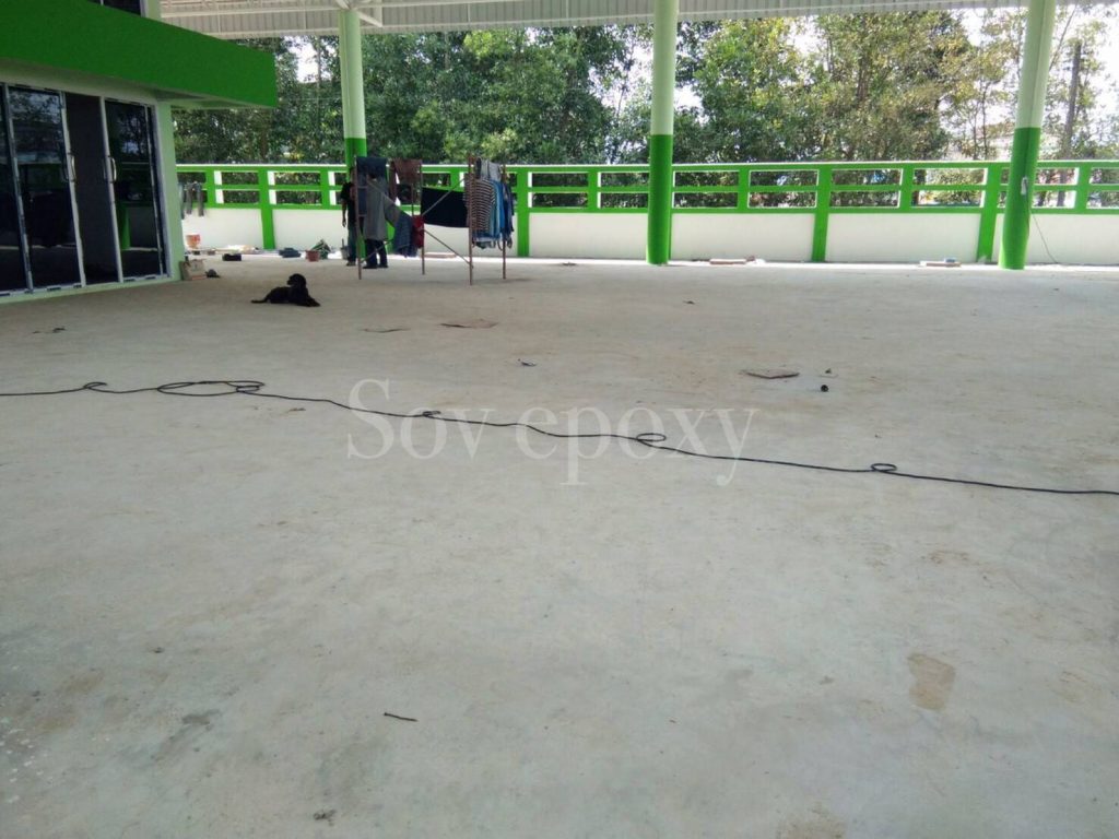 เคลือบพื้น Epoxy Self-leveling โชว์รูมรถมือสองหาดใหญ่ 14