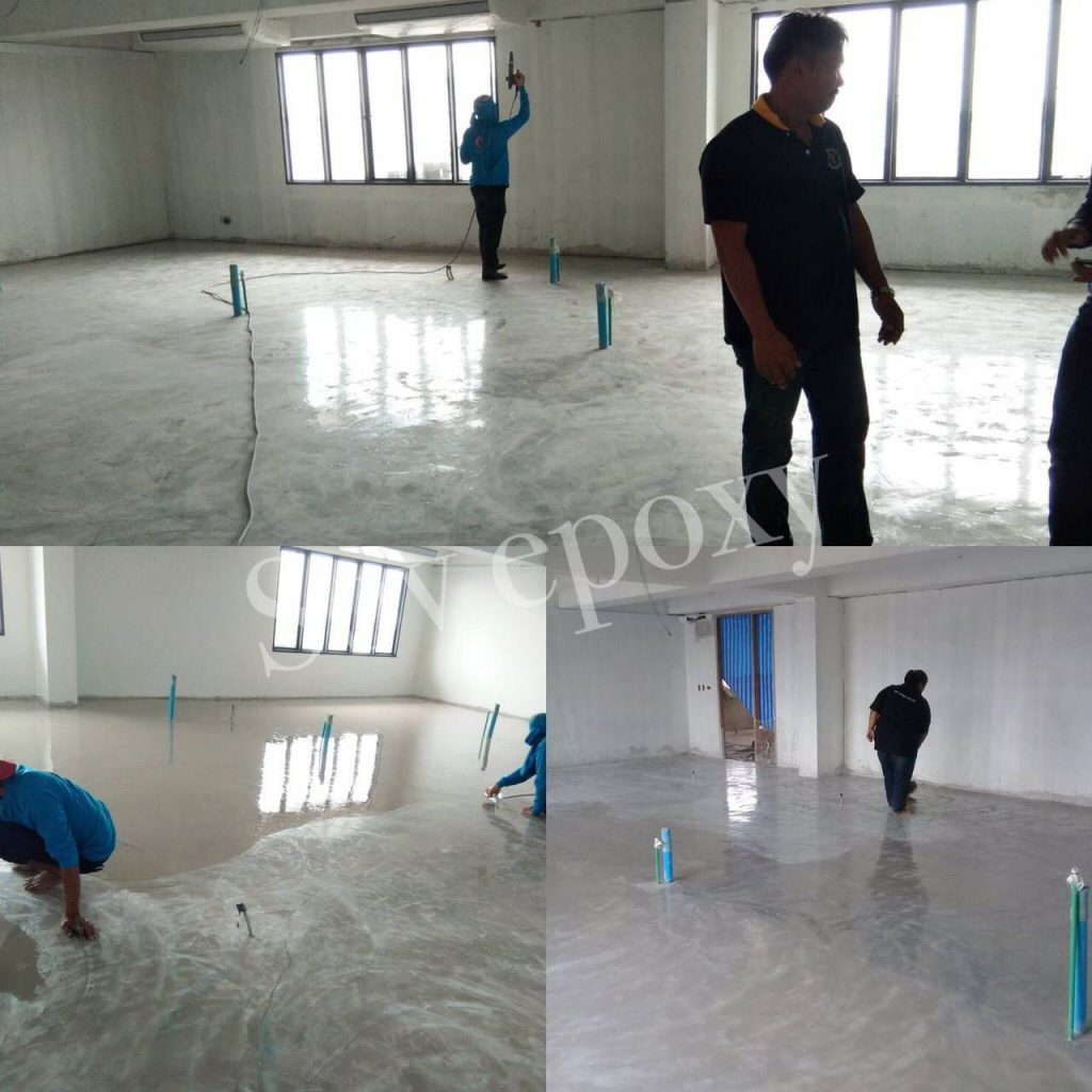 เคลือบพื้น Epoxy โรงเรียนราชินี แห่งที่ 3 จ.ฉะเชิงเทรา 17