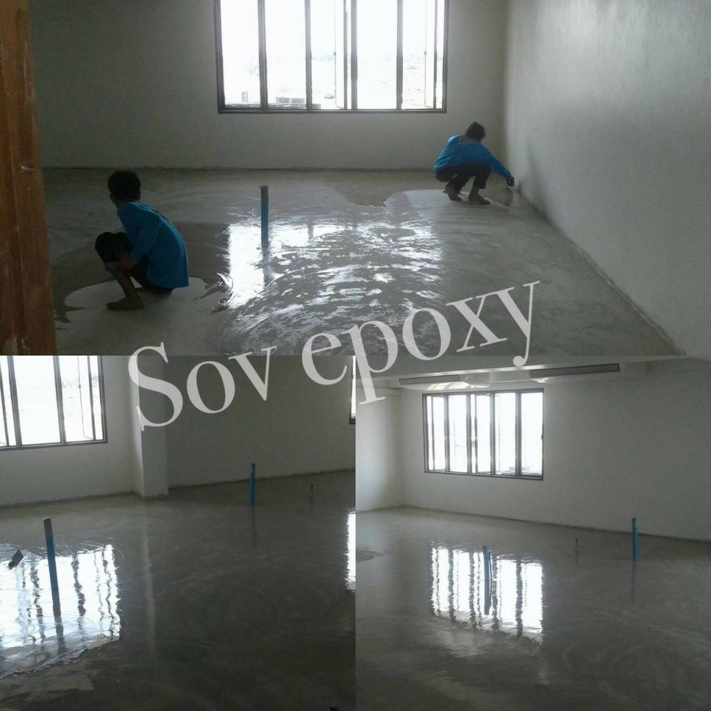 เคลือบพื้น Epoxy โรงเรียนราชินี แห่งที่ 3 จ.ฉะเชิงเทรา 16