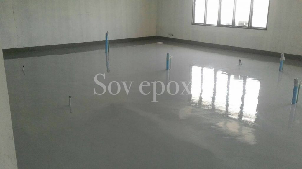 เคลือบพื้น Epoxy โรงเรียนราชินี แห่งที่ 3 จ.ฉะเชิงเทรา 11