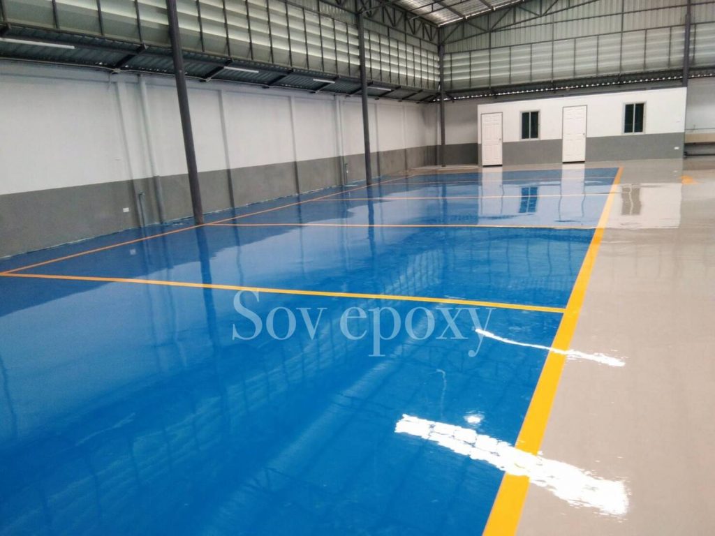 เคลือบพื้น Epoxy โชว์รูม ฟอร์ด จ.ชลบุรี 7
