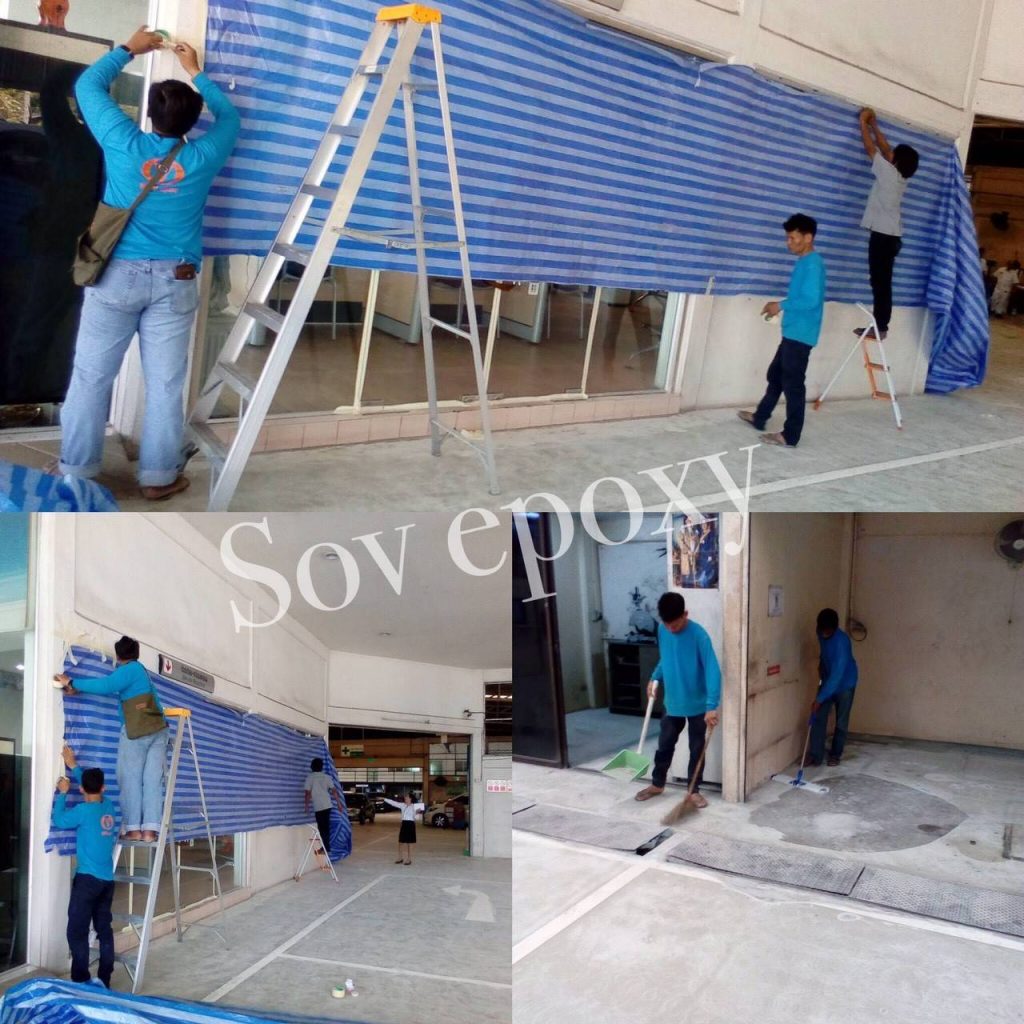 เคลือบพื้น Epoxy Self-leveling หนา 2 มิล 6