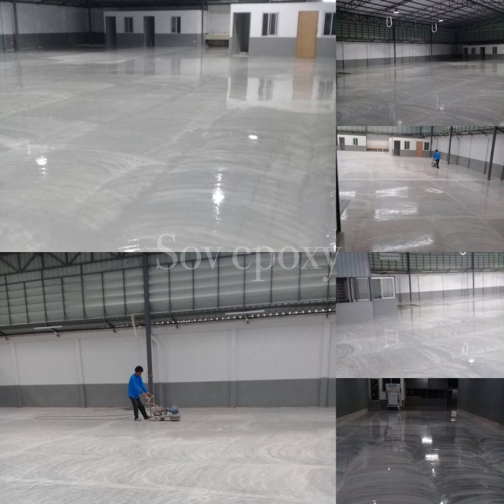 เคลือบพื้น Epoxy โชว์รูม ฟอร์ด จ.ชลบุรี 16