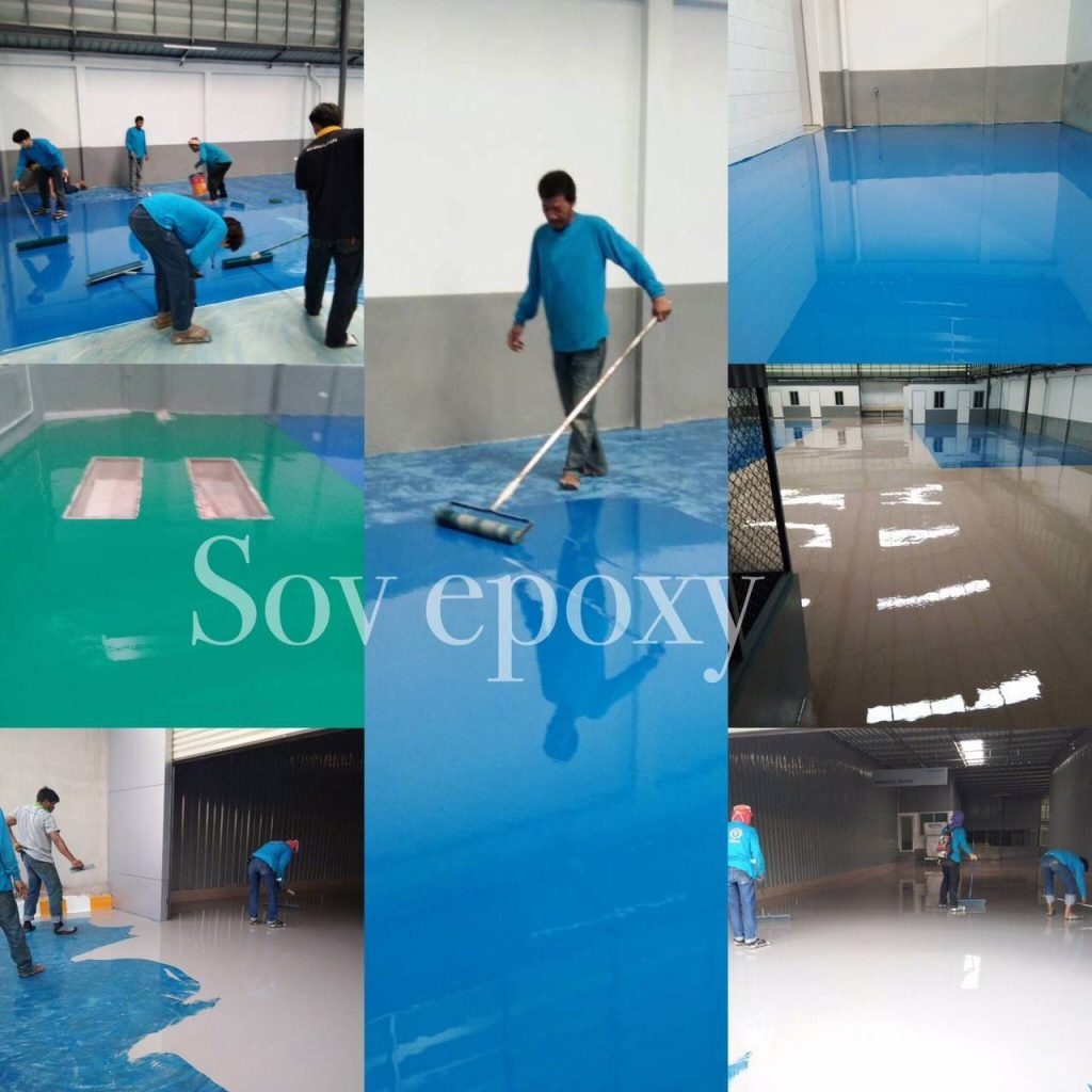เคลือบพื้น Epoxy โชว์รูม ฟอร์ด จ.ชลบุรี 15