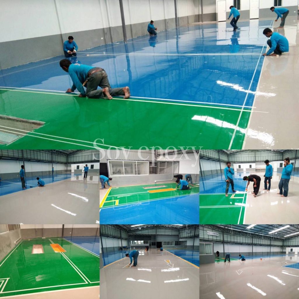เคลือบพื้น Epoxy โชว์รูม ฟอร์ด จ.ชลบุรี 14