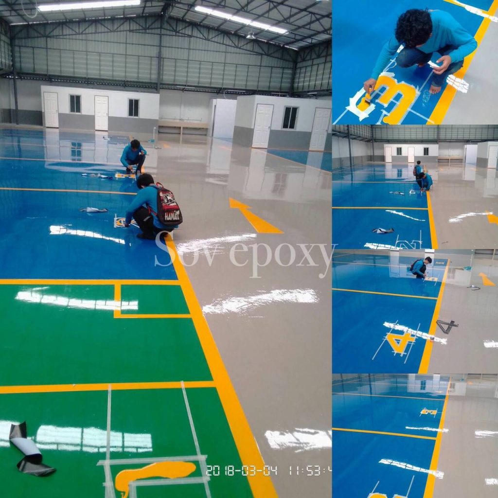 เคลือบพื้น Epoxy โชว์รูม ฟอร์ด จ.ชลบุรี 13