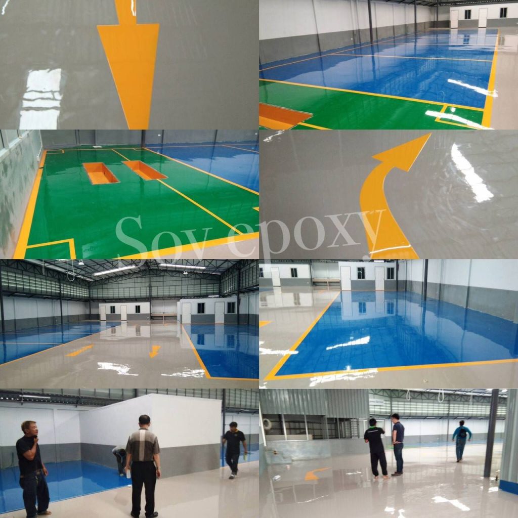 เคลือบพื้น Epoxy โชว์รูม ฟอร์ด จ.ชลบุรี 12