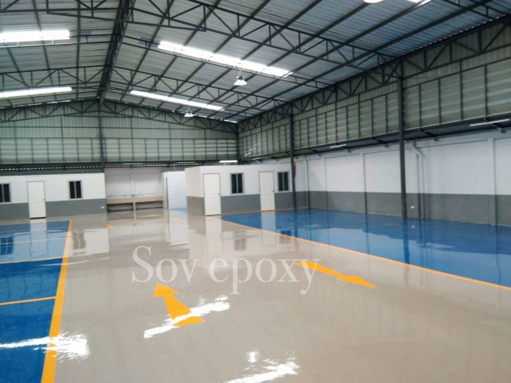 เคลือบพื้น Epoxy โชว์รูม ฟอร์ด จ.ชลบุรี 7
