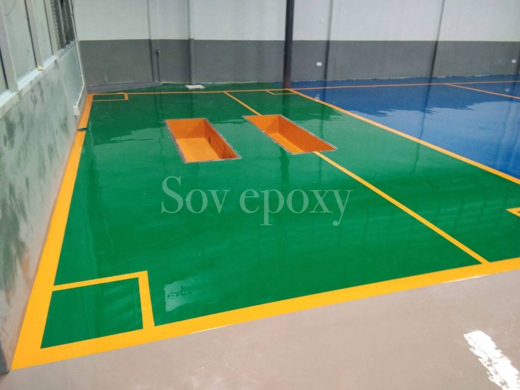 เคลือบพื้น Epoxy โชว์รูม ฟอร์ด จ.ชลบุรี 4
