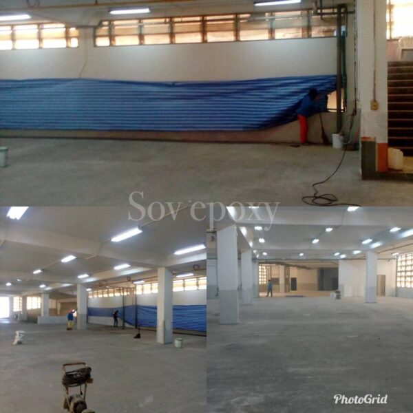 เคลือบพื้น Epoxy เชฟโรเลตบางจาก ชั้น 3 1