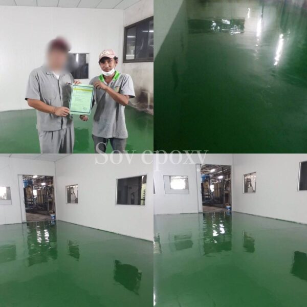 เคลือบพื้น Epoxy โรงงานจินซาน 1