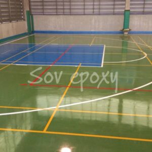 เคลือบพื้น Pu Sport อาคารสนามกีฬา