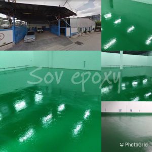 พื้น Epoxy โกดัง
