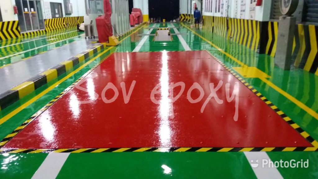 เคลือบพื้น Epoxy ตรอ.พัทลุง 1