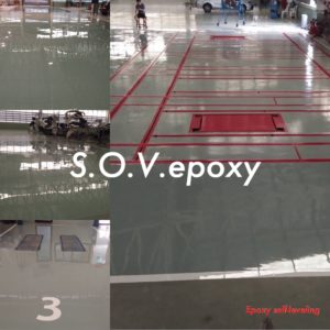Epoxy Slefleveling โชว์รูมโตโยต้าไทยเย็น (2)