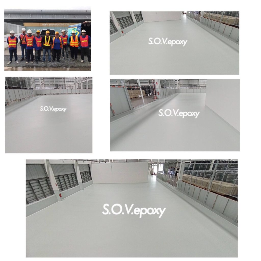 พื้นโรงงาน PU-MF หนา 3 มิล