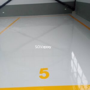 เคลือบพื้น Epoxy Self-leveling-โชว์รูม MG ลำปาง (5)