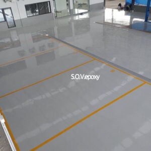 เคลือบพื้น Epoxy Self-leveling-โชว์รูม MG ลำปาง (9)