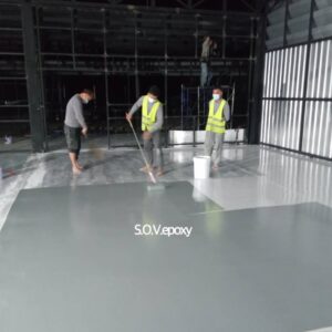 เคลือบพื้น Epoxy Self-leveling-โชว์รูม MG เชียงใหม่ (2)