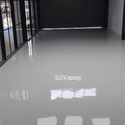 พื้น epoxy-พื้นเงาสีเทา (4)