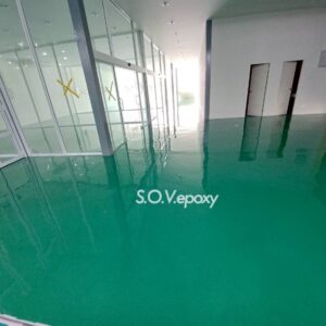 พื้น epoxy-พื้นสีเขียว_12