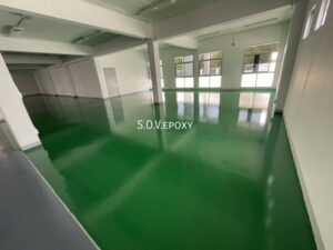 Sov Epoxy ทำพื้นอีพ็อกซี่ พื้นพียู พื้นโรงงาน พื้นสนามกีฬา 6