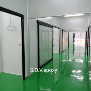 พื้น epoxy โรงงาน หนา 2 มิล จ.สกลนคร