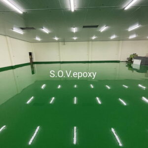 เคลือบพื้น Epoxy โรงงาน หนา 3 มิล