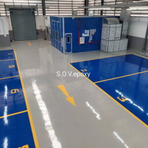 พื้น epoxy โชว์รูมรถ 04