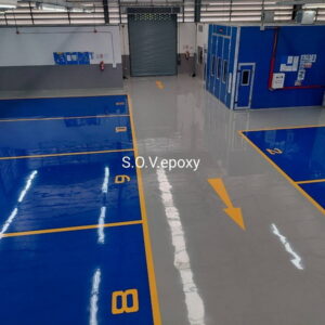 พื้น epoxy โชว์รูมรถ 05