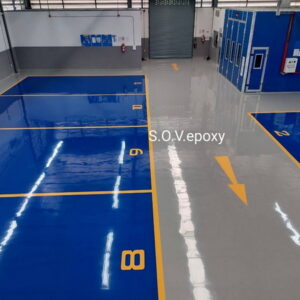 พื้น epoxy โชว์รูมรถ 07