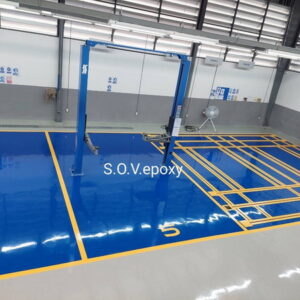 พื้น epoxy โชว์รูมรถ 10