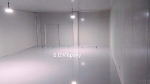 Sov Epoxy ทำพื้นอีพ็อกซี่ พื้นพียู พื้นโรงงาน พื้นสนามกีฬา 14