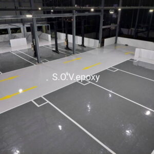 พื้น Epoxy หนา 2 มิล โชว์รูม GWM-04