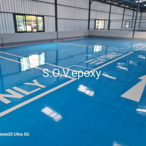 พื้น epoxy พื้นที่บริการรถยนต์-06