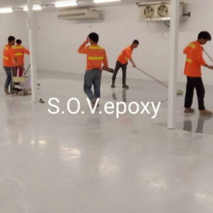 ทำพื้น epoxy โรงงาน ความหนา2 มิล02