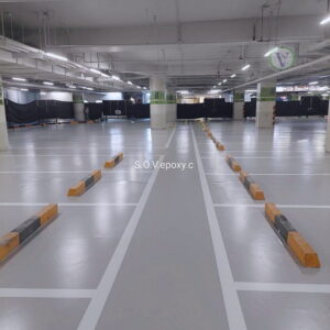 พื้น Epoxy Coating ลานจอดรถ