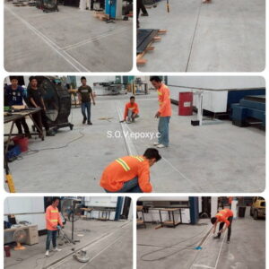 ตีเส้นจราจรด้วย Epoxy Coating_01